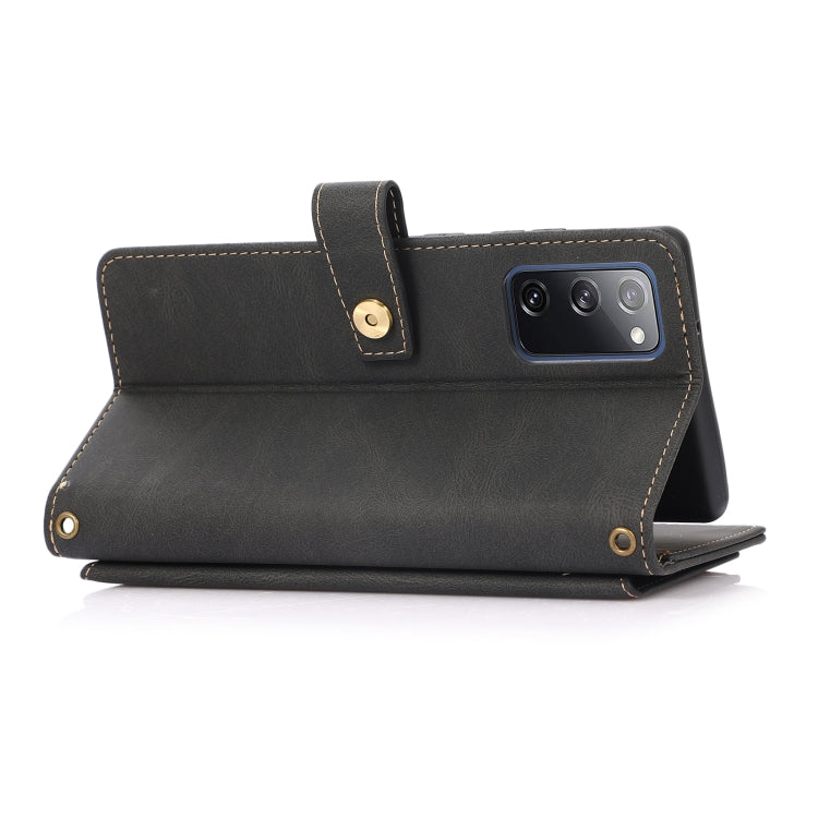 For Samsung Galaxy S20 FE PU + TPU Horizontal Flip Leather Case with Holder & Card Slot & Wallet & Lanyard