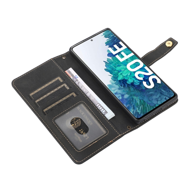 For Samsung Galaxy S20 FE PU + TPU Horizontal Flip Leather Case with Holder & Card Slot & Wallet & Lanyard