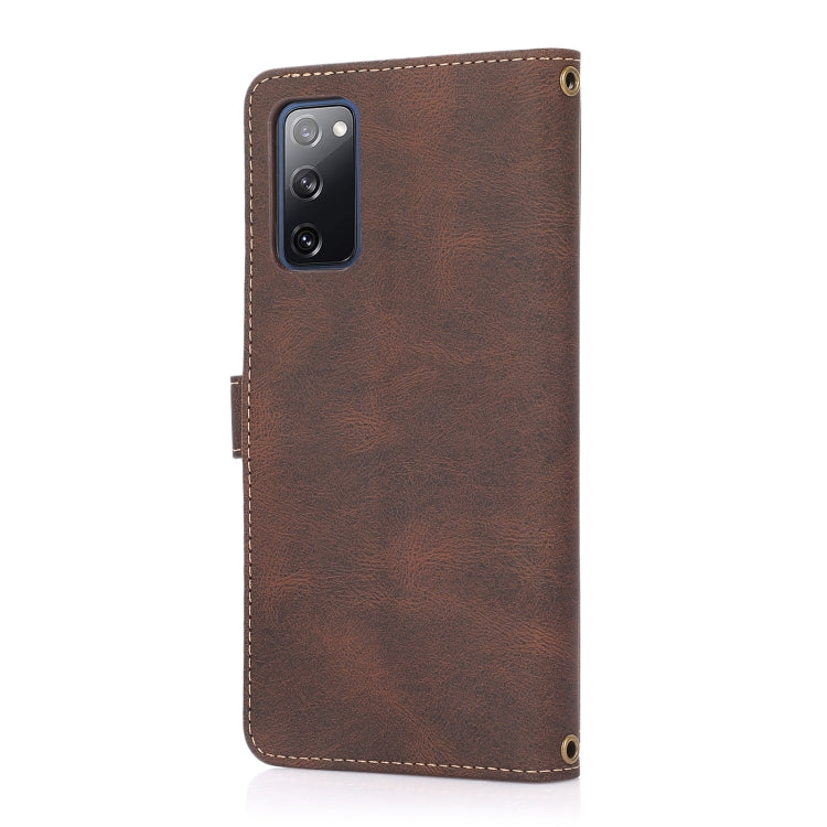 For Samsung Galaxy S20 FE PU + TPU Horizontal Flip Leather Case with Holder & Card Slot & Wallet & Lanyard