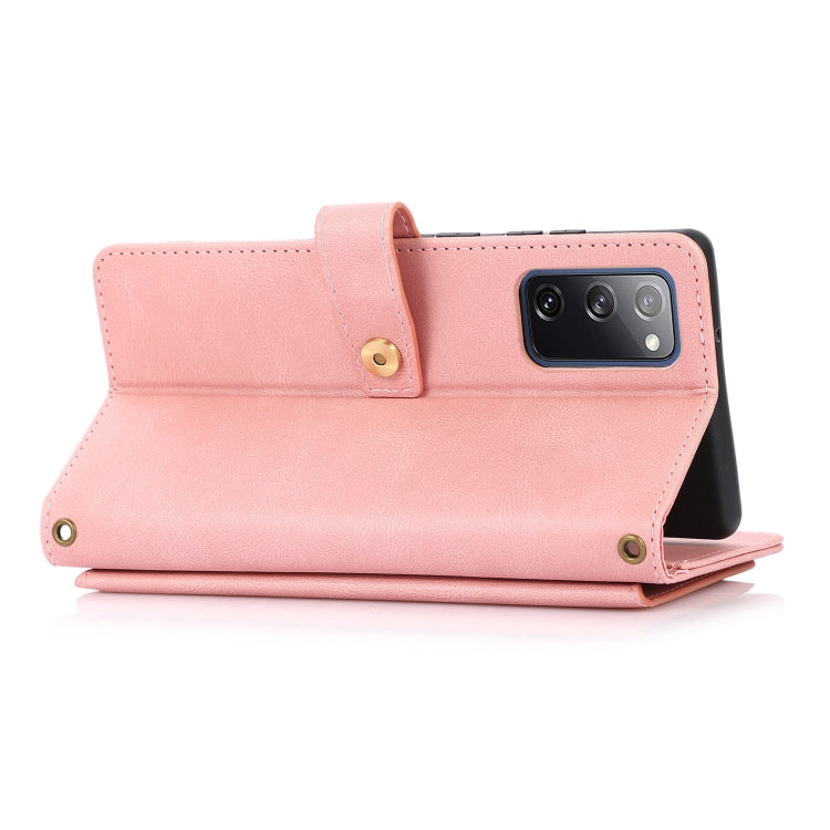 For Samsung Galaxy S20 FE PU + TPU Horizontal Flip Leather Case with Holder & Card Slot & Wallet & Lanyard