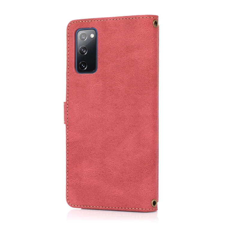 For Samsung Galaxy S20 FE PU + TPU Horizontal Flip Leather Case with Holder & Card Slot & Wallet & Lanyard