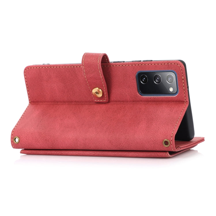 For Samsung Galaxy S20 FE PU + TPU Horizontal Flip Leather Case with Holder & Card Slot & Wallet & Lanyard