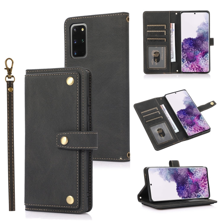 For Samsung Galaxy S20+ PU + TPU Horizontal Flip Leather Case with Holder & Card Slot & Wallet & Lanyard