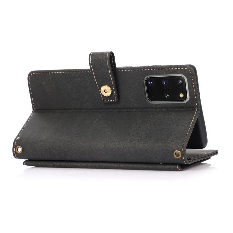 For Samsung Galaxy S20+ PU + TPU Horizontal Flip Leather Case with Holder & Card Slot & Wallet & Lanyard