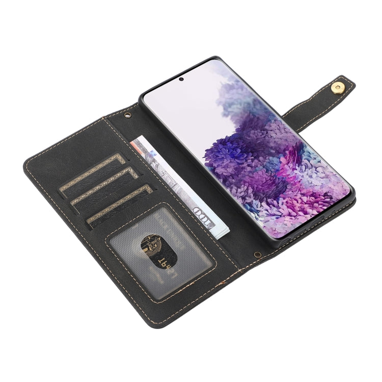 For Samsung Galaxy S20+ PU + TPU Horizontal Flip Leather Case with Holder & Card Slot & Wallet & Lanyard
