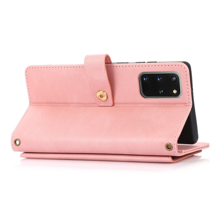 For Samsung Galaxy S20+ PU + TPU Horizontal Flip Leather Case with Holder & Card Slot & Wallet & Lanyard
