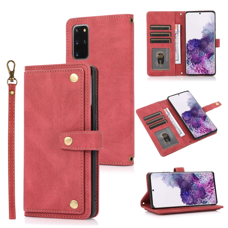 For Samsung Galaxy S20+ PU + TPU Horizontal Flip Leather Case with Holder & Card Slot & Wallet & Lanyard