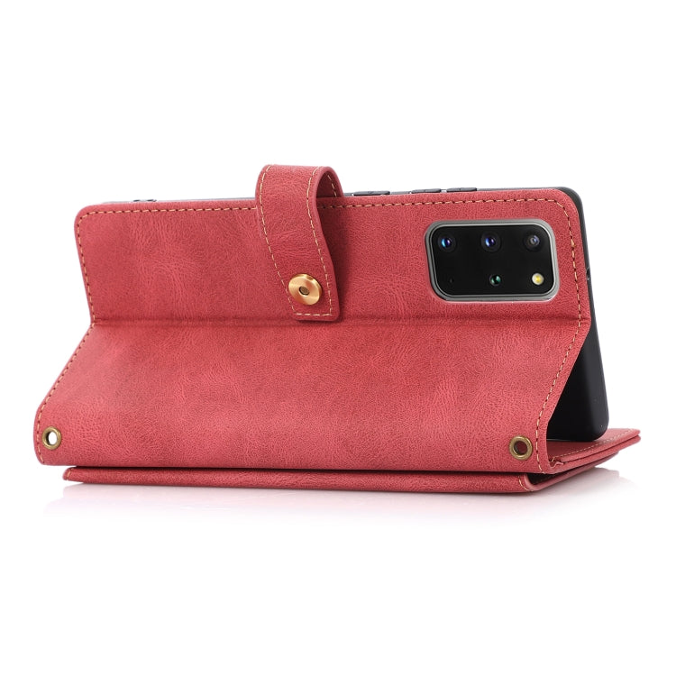 For Samsung Galaxy S20+ PU + TPU Horizontal Flip Leather Case with Holder & Card Slot & Wallet & Lanyard