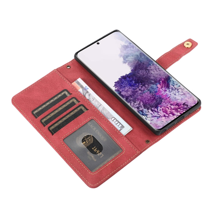 For Samsung Galaxy S20+ PU + TPU Horizontal Flip Leather Case with Holder & Card Slot & Wallet & Lanyard