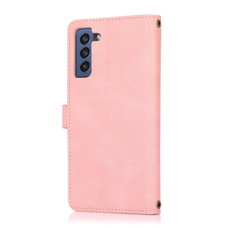 For Samsung Galaxy S21 FE 5G PU + TPU Horizontal Flip Leather Case with Holder & Card Slot & Wallet & Lanyard
