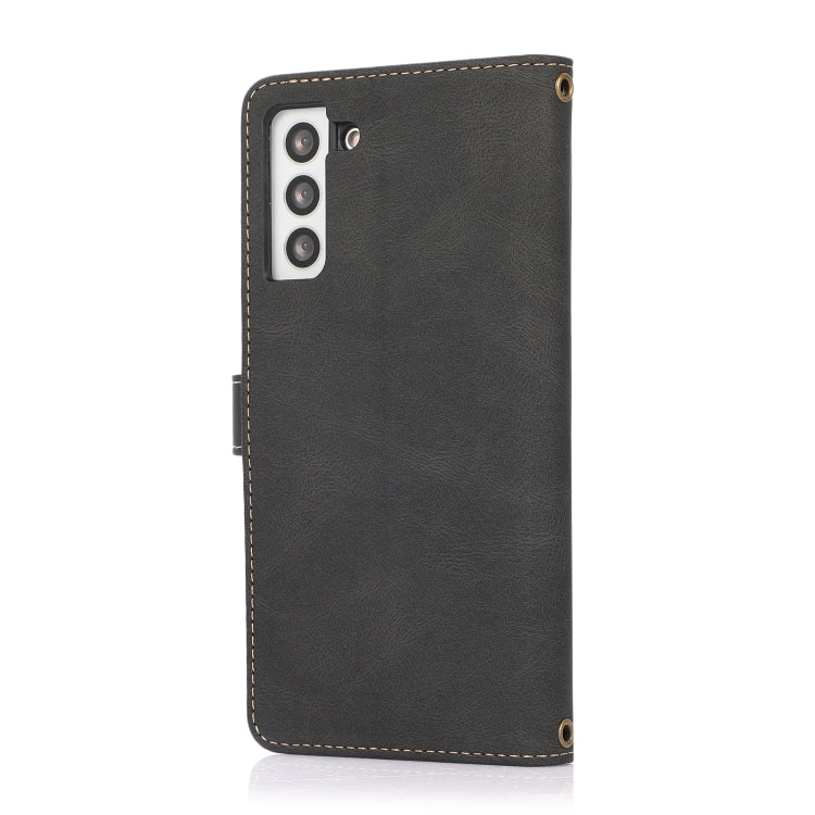 For Samsung Galaxy S21+ 5G PU + TPU Horizontal Flip Leather Case with Holder & Card Slot & Wallet & Lanyard