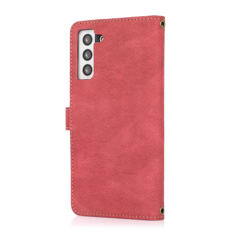 For Samsung Galaxy S21+ 5G PU + TPU Horizontal Flip Leather Case with Holder & Card Slot & Wallet & Lanyard