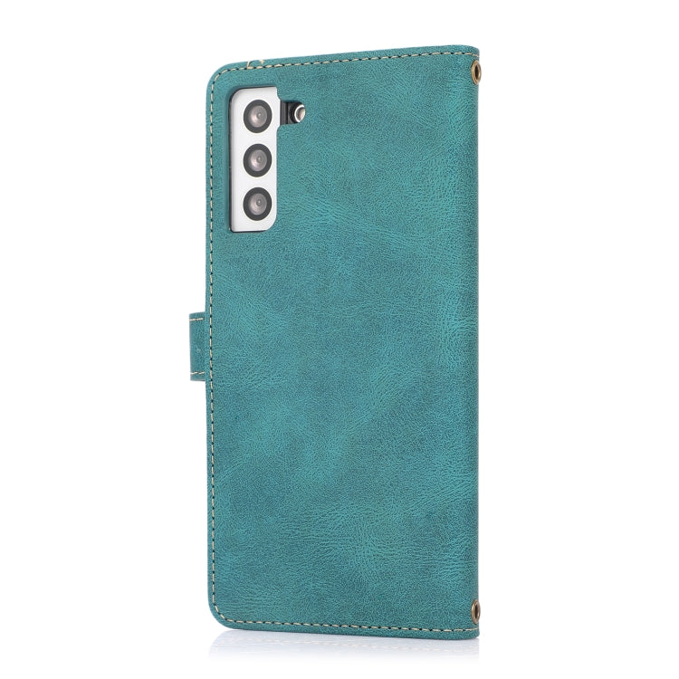 For Samsung Galaxy S21+ 5G PU + TPU Horizontal Flip Leather Case with Holder & Card Slot & Wallet & Lanyard