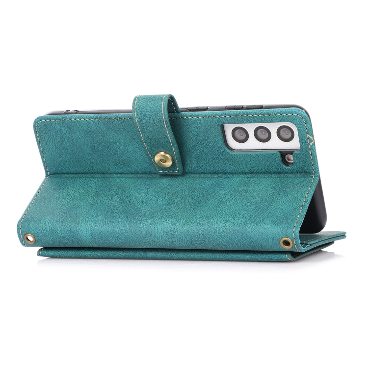 For Samsung Galaxy S21+ 5G PU + TPU Horizontal Flip Leather Case with Holder & Card Slot & Wallet & Lanyard