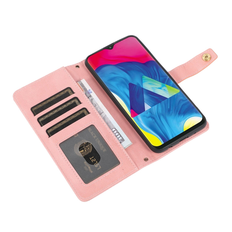 For Samsung Galaxy A10 / M10 PU + TPU Horizontal Flip Leather Case with Holder & Card Slot & Wallet & Lanyard