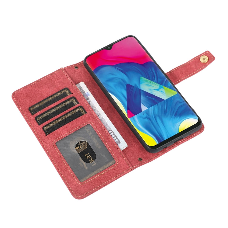 For Samsung Galaxy A10 / M10 PU + TPU Horizontal Flip Leather Case with Holder & Card Slot & Wallet & Lanyard