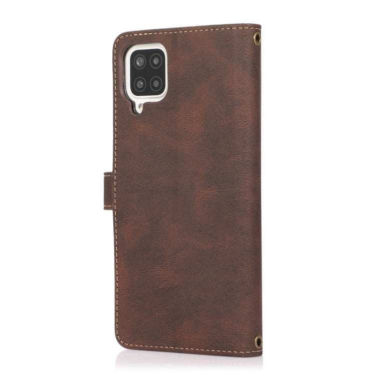 For Samsung Galaxy A12 PU + TPU Horizontal Flip Leather Case with Holder & Card Slot & Wallet & Lanyard