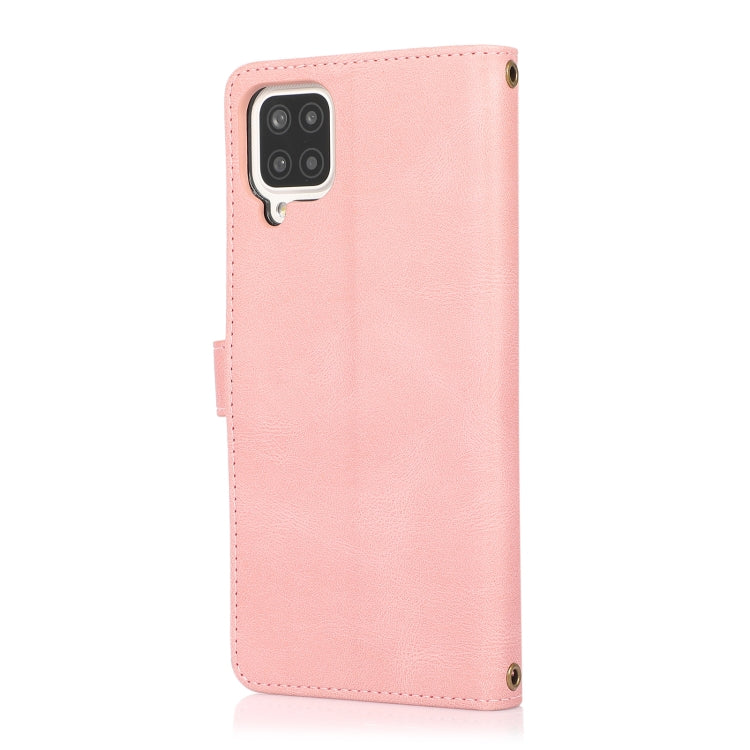 For Samsung Galaxy A12 PU + TPU Horizontal Flip Leather Case with Holder & Card Slot & Wallet & Lanyard
