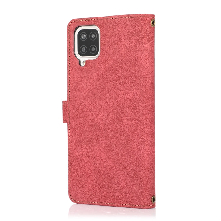 For Samsung Galaxy A12 PU + TPU Horizontal Flip Leather Case with Holder & Card Slot & Wallet & Lanyard