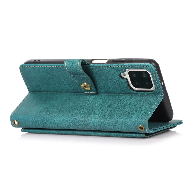 For Samsung Galaxy A12 PU + TPU Horizontal Flip Leather Case with Holder & Card Slot & Wallet & Lanyard