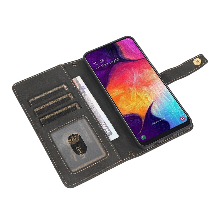 For Samsung Galaxy A50 / A30s / A50s PU + TPU Horizontal Flip Leather Case with Holder & Card Slot & Wallet & Lanyard