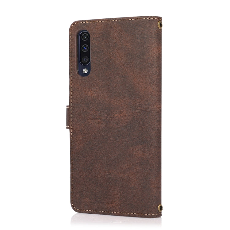 For Samsung Galaxy A50 / A30s / A50s PU + TPU Horizontal Flip Leather Case with Holder & Card Slot & Wallet & Lanyard