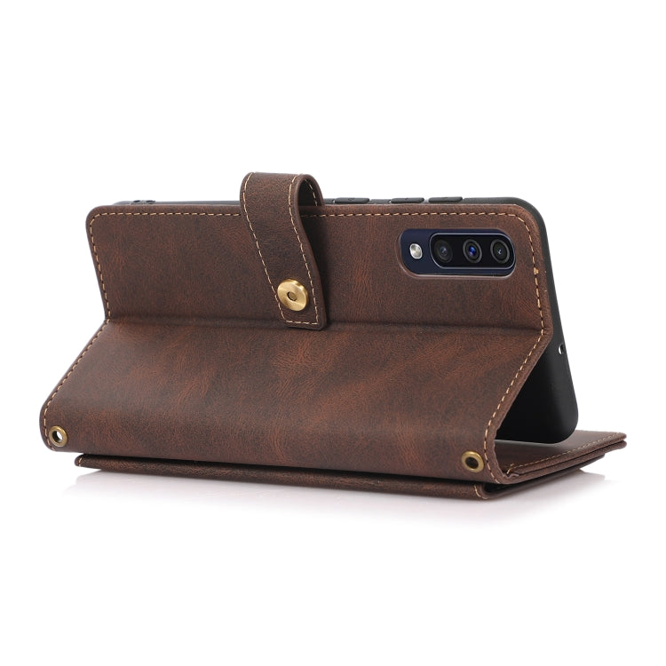 For Samsung Galaxy A50 / A30s / A50s PU + TPU Horizontal Flip Leather Case with Holder & Card Slot & Wallet & Lanyard