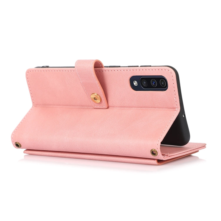 For Samsung Galaxy A50 / A30s / A50s PU + TPU Horizontal Flip Leather Case with Holder & Card Slot & Wallet & Lanyard