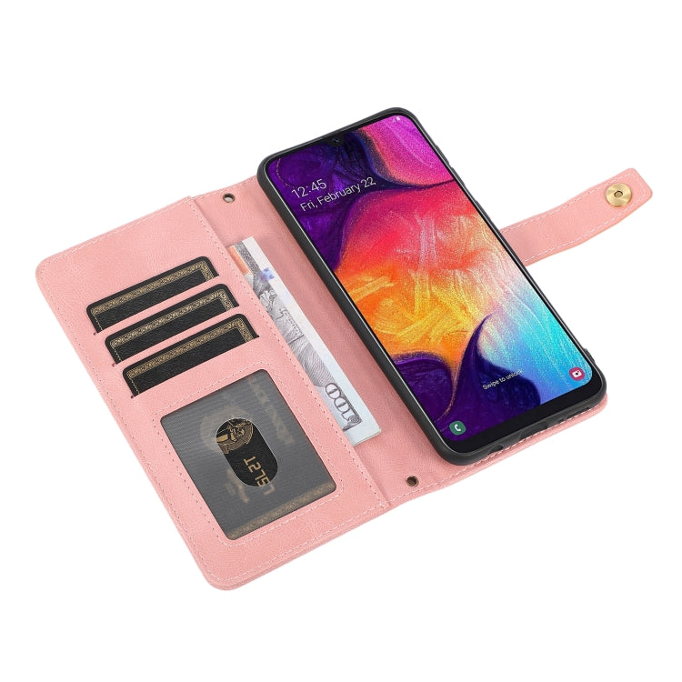For Samsung Galaxy A50 / A30s / A50s PU + TPU Horizontal Flip Leather Case with Holder & Card Slot & Wallet & Lanyard