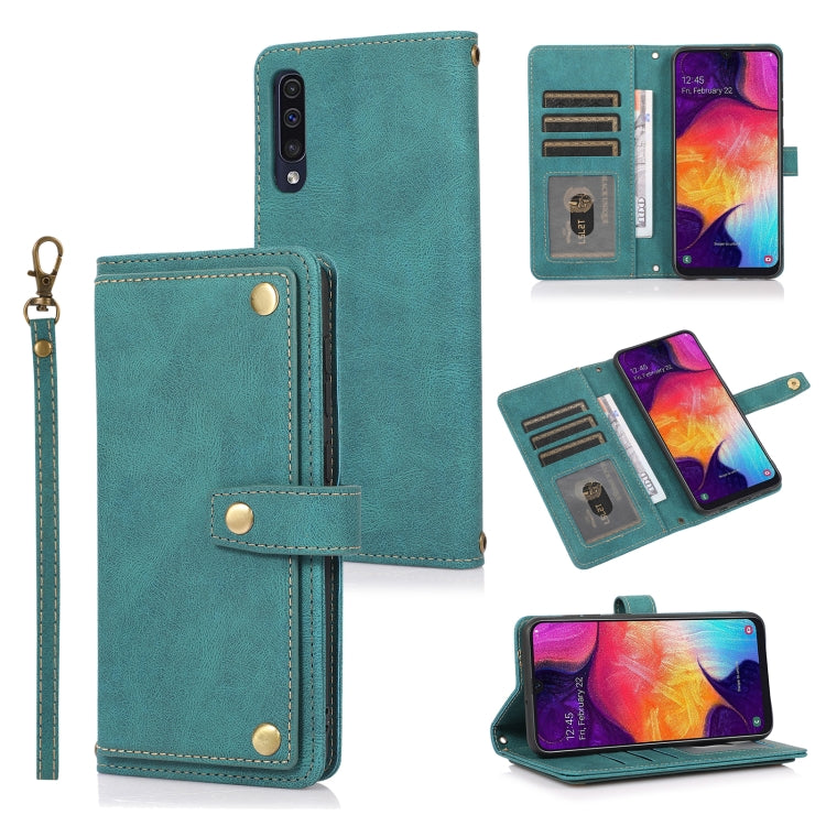 For Samsung Galaxy A50 / A30s / A50s PU + TPU Horizontal Flip Leather Case with Holder & Card Slot & Wallet & Lanyard