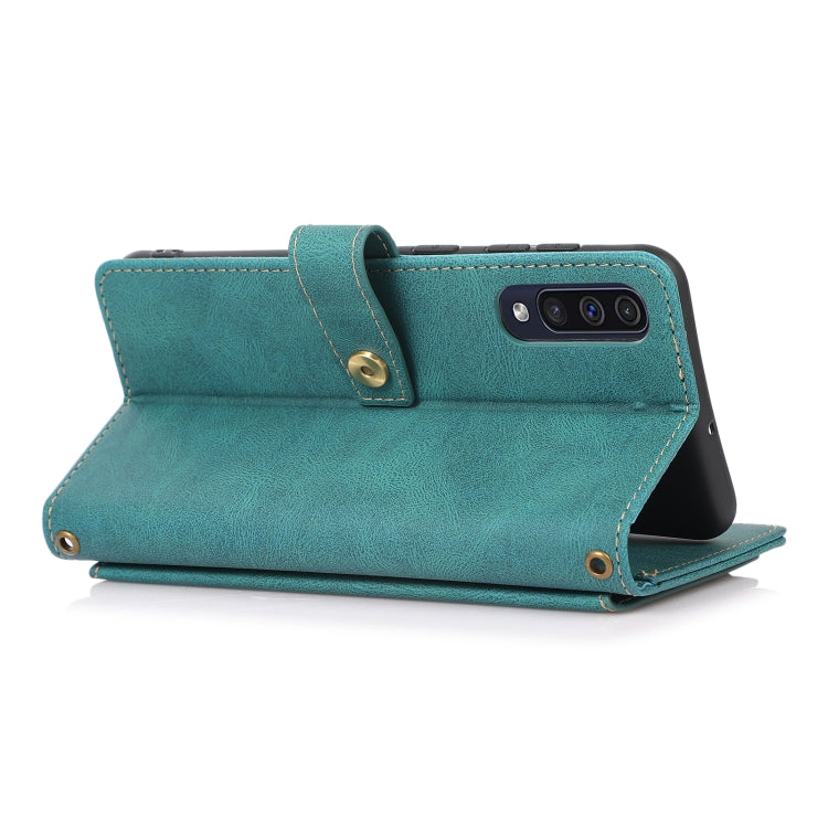 For Samsung Galaxy A50 / A30s / A50s PU + TPU Horizontal Flip Leather Case with Holder & Card Slot & Wallet & Lanyard