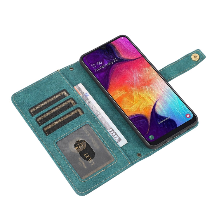 For Samsung Galaxy A50 / A30s / A50s PU + TPU Horizontal Flip Leather Case with Holder & Card Slot & Wallet & Lanyard