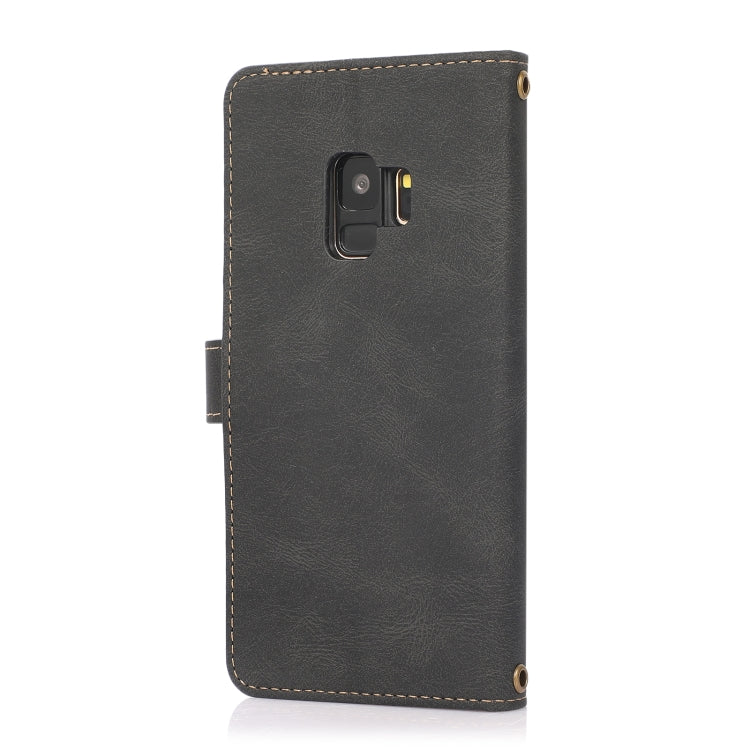For Samsung Galaxy S9 PU + TPU Horizontal Flip Leather Case with Holder & Card Slot & Wallet & Lanyard