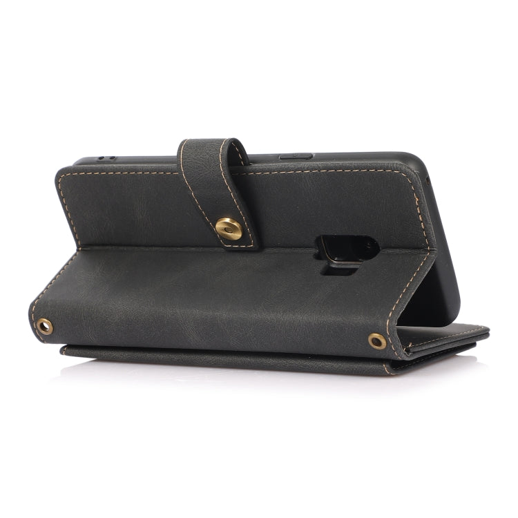 For Samsung Galaxy S9 PU + TPU Horizontal Flip Leather Case with Holder & Card Slot & Wallet & Lanyard