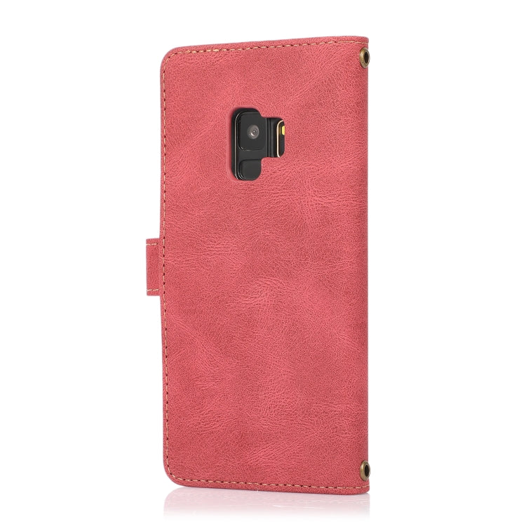 For Samsung Galaxy S9 PU + TPU Horizontal Flip Leather Case with Holder & Card Slot & Wallet & Lanyard