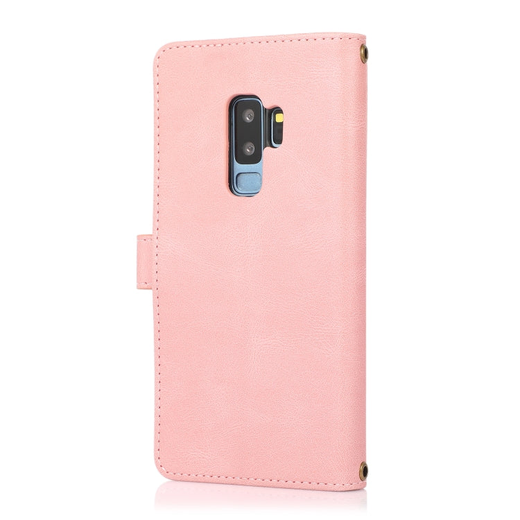 For Samsung Galaxy S9+ PU + TPU Horizontal Flip Leather Case with Holder & Card Slot & Wallet & Lanyard