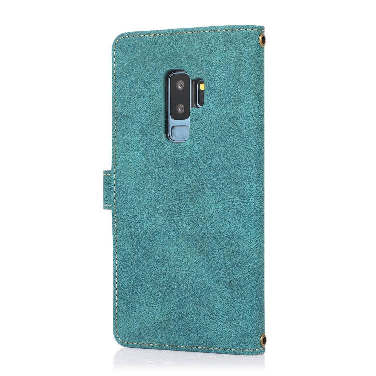 For Samsung Galaxy S9+ PU + TPU Horizontal Flip Leather Case with Holder & Card Slot & Wallet & Lanyard