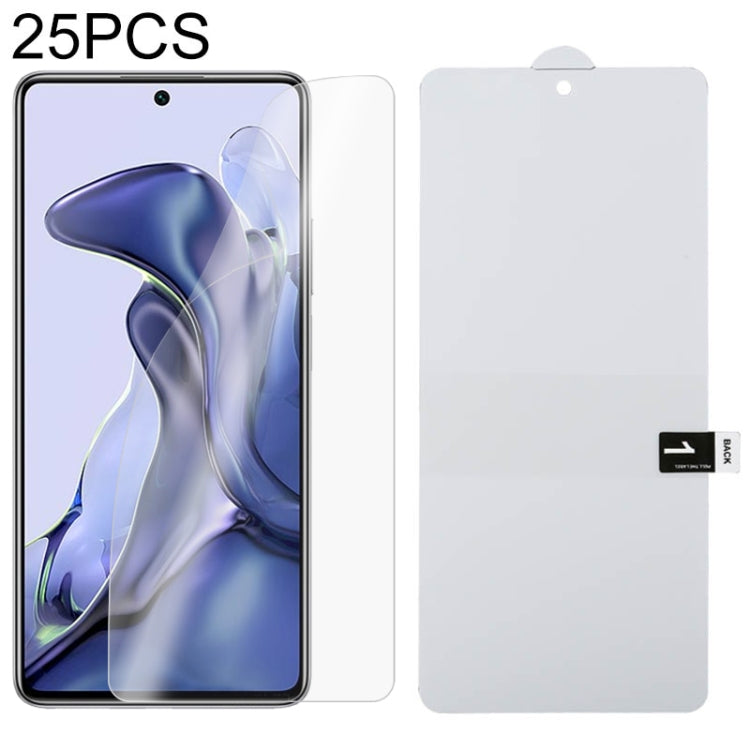 For Xiaomi Mi 11T / 11T Pro 25 PCS Full Screen Protector Explosion-proof Hydrogel Film