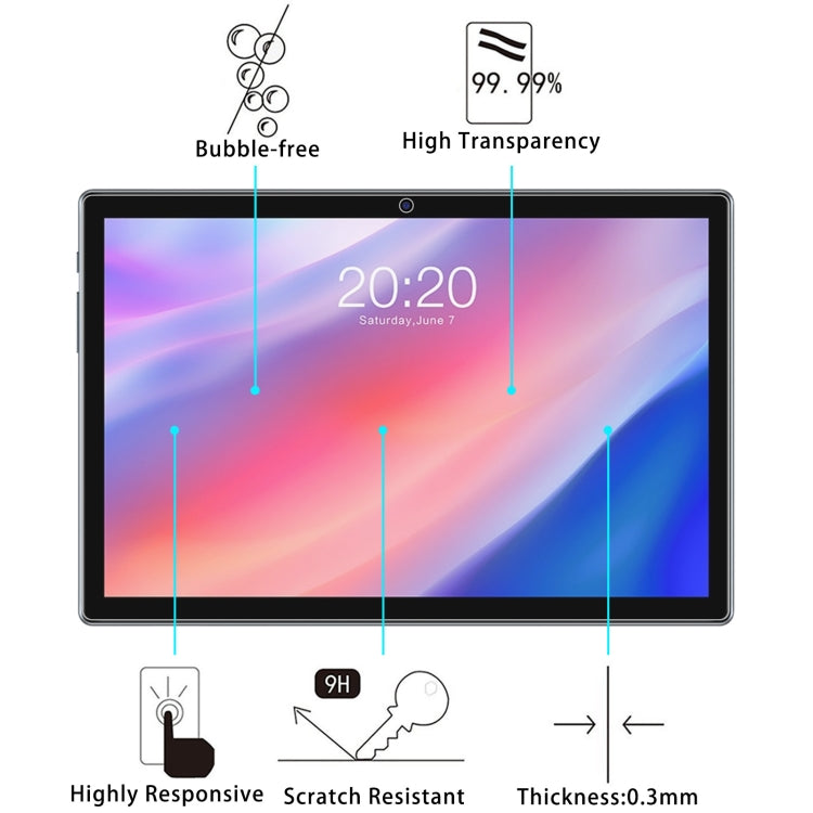 For Teclast P20HD 9H 2.5D Explosion-proof Tempered Glass Film