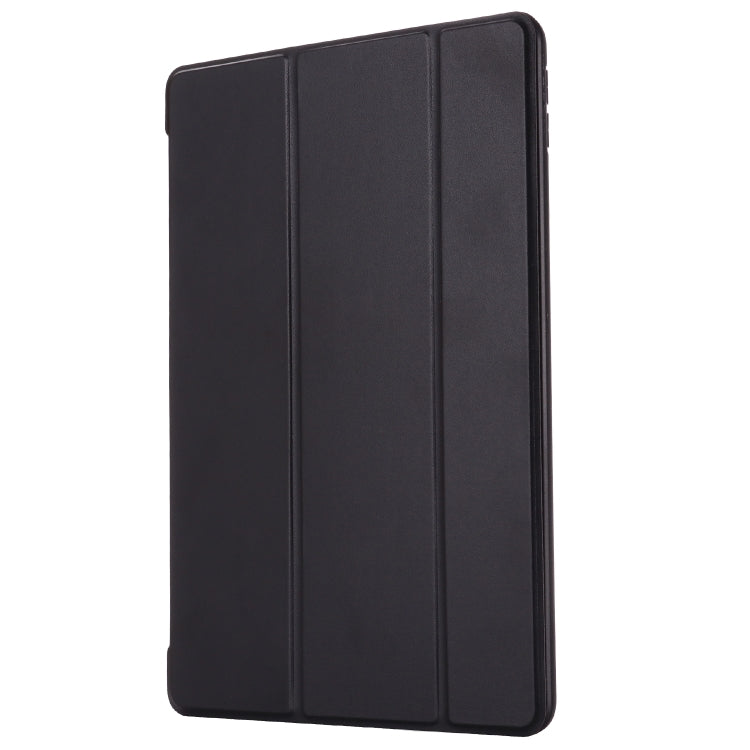 For iPad 10.2 2021 / 2020 / 2019 GEBEI Shockproof Horizontal Flip Leather Case with Three-folding Holder