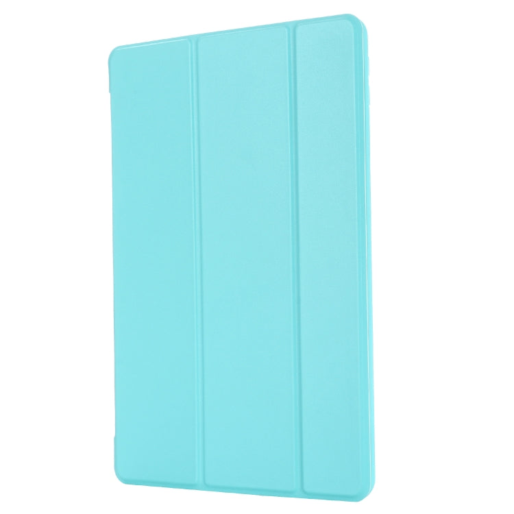 For iPad 10.2 2021 / 2020 / 2019 GEBEI Shockproof Horizontal Flip Leather Case with Three-folding Holder