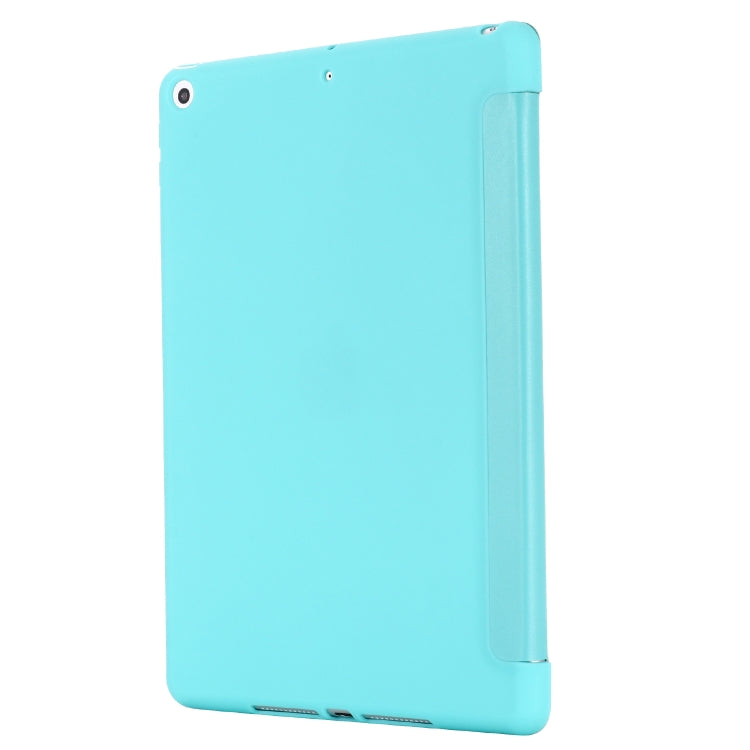 For iPad 10.2 2021 / 2020 / 2019 GEBEI Shockproof Horizontal Flip Leather Case with Three-folding Holder