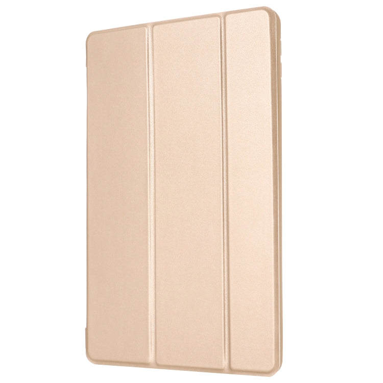 For iPad 10.2 2021 / 2020 / 2019 GEBEI Shockproof Horizontal Flip Leather Case with Three-folding Holder