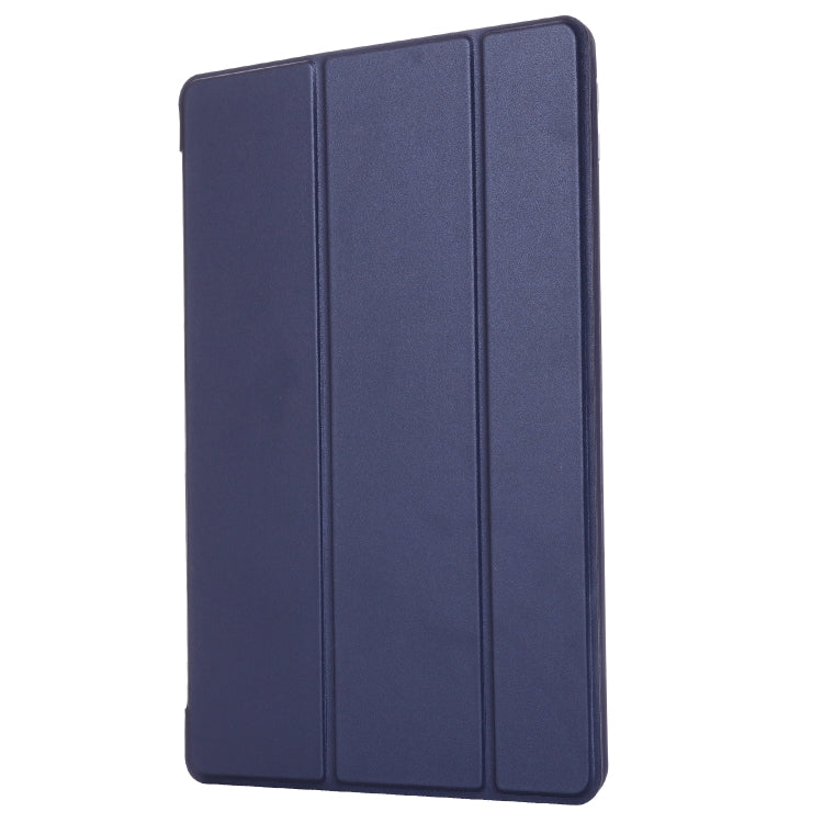 For iPad 10.2 2021 / 2020 / 2019 GEBEI Shockproof Horizontal Flip Leather Case with Three-folding Holder