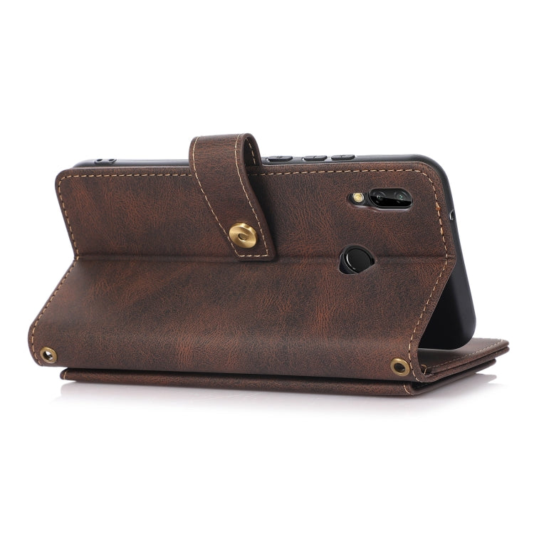 For Huawei P20 Lite PU + TPU Horizontal Flip Leather Case with Holder & Card Slot & Wallet & Lanyard