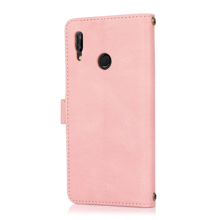 For Huawei P20 Lite PU + TPU Horizontal Flip Leather Case with Holder & Card Slot & Wallet & Lanyard