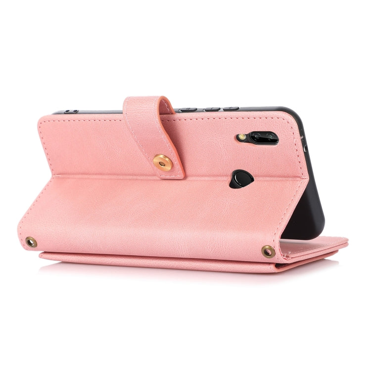 For Huawei P20 Lite PU + TPU Horizontal Flip Leather Case with Holder & Card Slot & Wallet & Lanyard