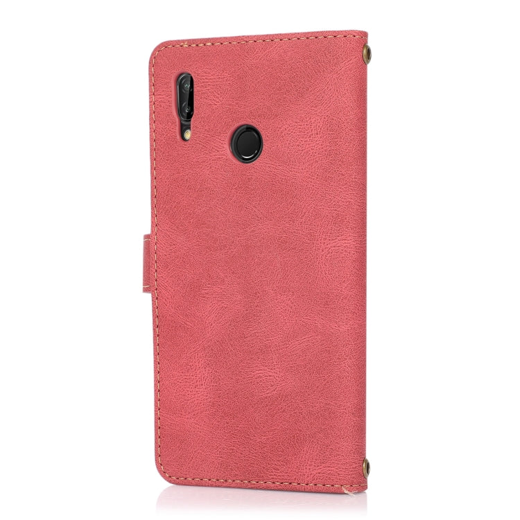 For Huawei P20 Lite PU + TPU Horizontal Flip Leather Case with Holder & Card Slot & Wallet & Lanyard