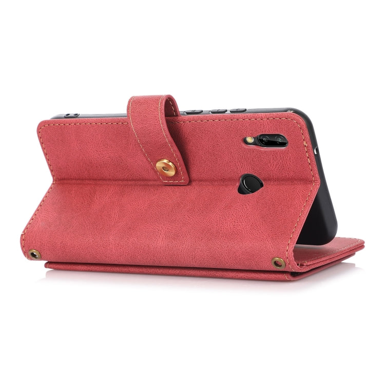 For Huawei P20 Lite PU + TPU Horizontal Flip Leather Case with Holder & Card Slot & Wallet & Lanyard
