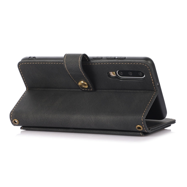 For Huawei P30 PU + TPU Horizontal Flip Leather Case with Holder & Card Slot & Wallet & Lanyard